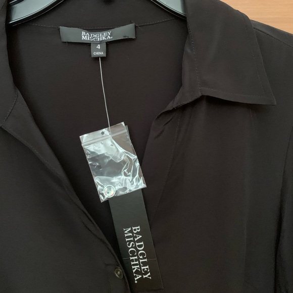 NWT Badgley Mishka blouse size 4 - Picture 5 of 6